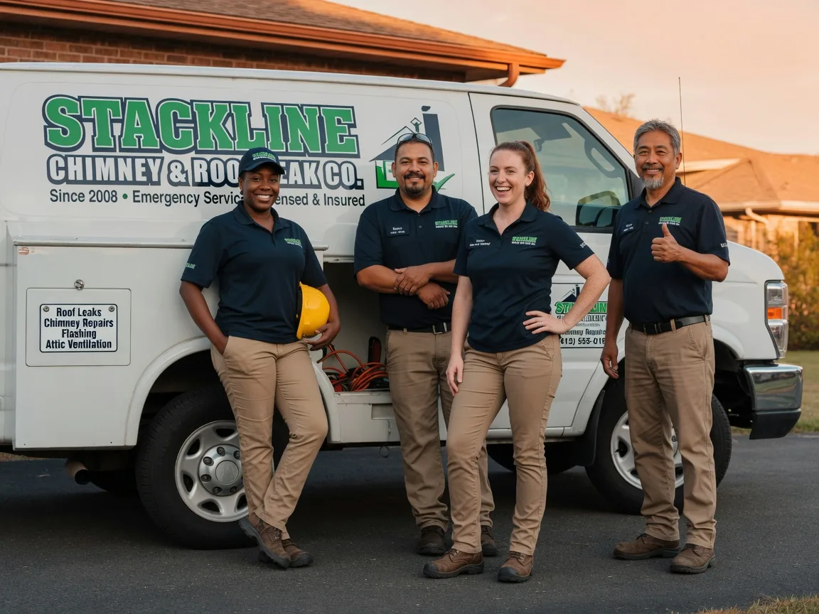 Chimney flashing repair company in Towanda, IL
